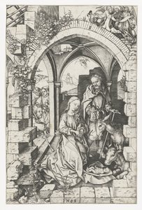 The Birth of Christ by Martin Schongauer