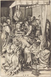 Death of the Virgin by Martin Schongauer