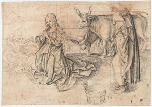 Birth of Christ by Martin Schongauer