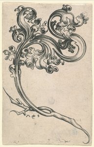 Leaf Ornament by Martin Schongauer