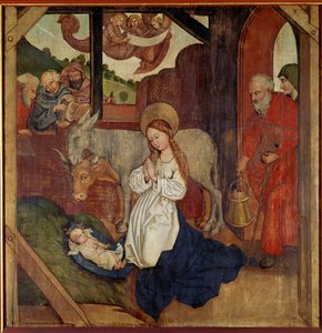 Nativity, from the Altar in the Chapel of the Dominicans by Martin Schongauer