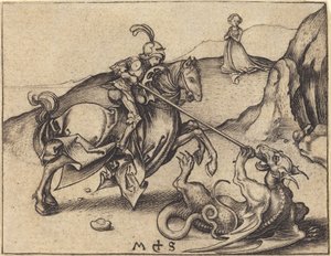 Saint George by Martin Schongauer