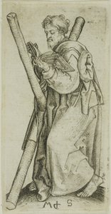 St. Andrew, from Apostles by Martin Schongauer