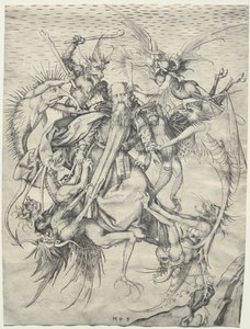 St. Anthony tormented by the Devils, 1400s