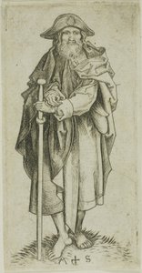 St. James Major, from Apostles by Martin Schongauer