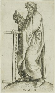 St. Simon, from Apostles by Martin Schongauer