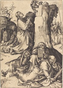 The Agony in the Garden by Martin Schongauer