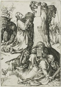 The Agony in the Garden, from The Passion by Martin Schongauer