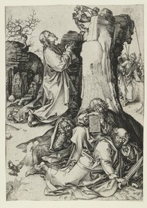 The Agony in the Garden, late 15th century by Martin Schongauer