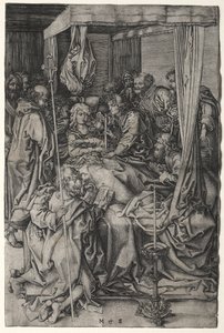The Death of the Virgin by Martin Schongauer