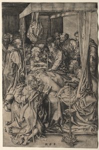 The Death of the Virgin by Martin Schongauer