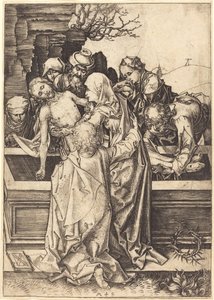 The Entombment by Martin Schongauer