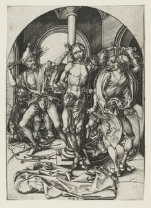 The Flagellation by Martin Schongauer