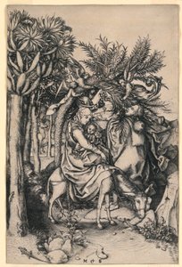The Flight into Egypt by Martin Schongauer