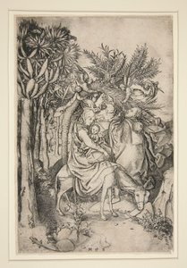The Flight into Egypt, from the series Life of the Virgin by Martin Schongauer