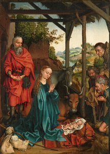 The Nativity of Christ with the Adoration of the Shepherds by Martin Schongauer