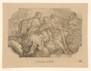 Female Personifications of Peace, Justice, and Abundance by Martin Speer