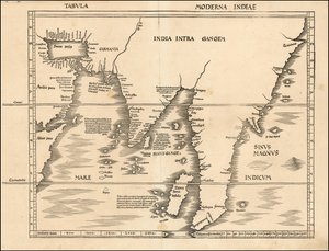 1513 map of South and Southeast Asia