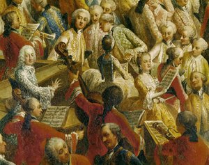 Ceremonial Dinner on the Occasion of the Wedding of Emperor Joseph II and Isabella of Parma by Martin van Mytens or Meytens