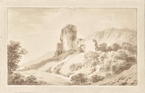 Landscape with Ruin by Martin von Molitor
