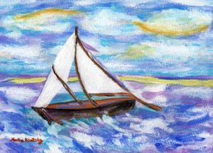 The Fishing Boat (Homage to Vincent van Gogh)