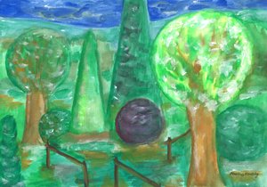 The Garden after the Rain by Martina Konitzky