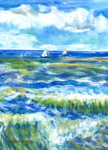 Saintes-Maries-de-la-Mer (Homage to Vincent van Gogh)