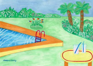 Before the Rain at the Pool