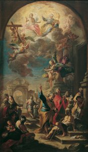 The Apostles Peter and John Healing a Lame Man by Martino Altomonte
