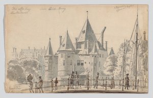 The Oude Waag in Amsterdam Seen from the North-East by Martinus Rørbye