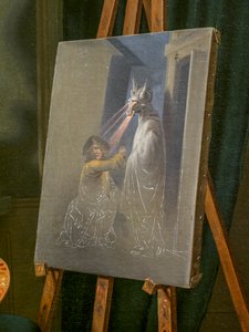 The Painter Christian August Lorentzen (detail)