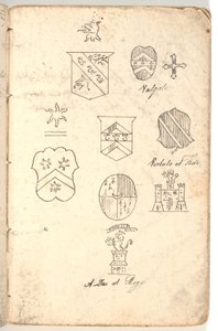Various Coats of Arms and Devices by Martinus Rørbye