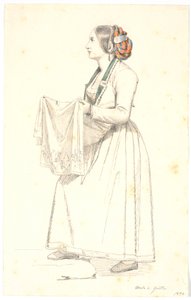 Italian Woman by Martinus Rørbye