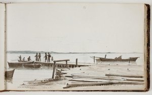 People at a Ferry Crossing
