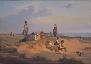 Men of Skagen on a Summer Evening in Good Weather