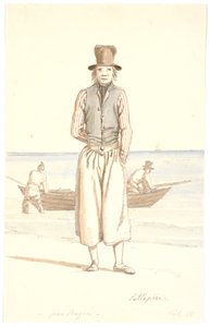 Saltepeer at Skagen by Martinus Rørbye