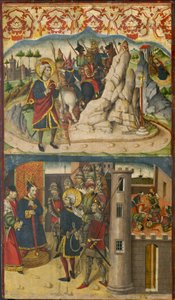 Saint Christopher Meets Satan, Saint Christopher Before the King of Lycia