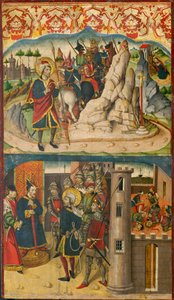 Saint Christopher Meets Satan, Saint Christopher before the King of Lycia
