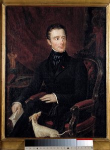 Portrait of the French Poet Alphonse de Lamartine by Mary Ann Elisa Lamartine