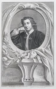 Thomas Otway, engraved by Jacobus Houbraken