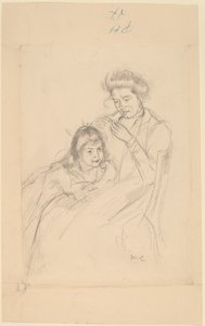 Margot Leaning against Reine