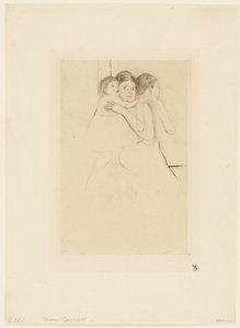 Mother Berthe Holding Her Child by Mary Cassatt
