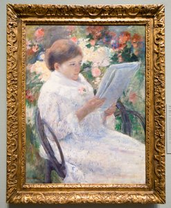 On a Balcony by Mary Cassatt