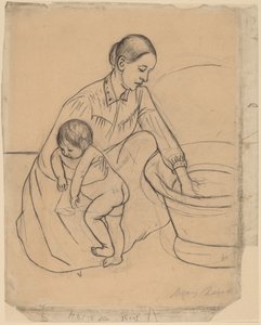 The Bath by Mary Cassatt