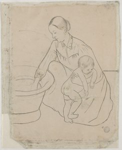 The Bath by Mary Cassatt
