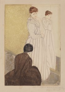 The Fitting by Mary Cassatt