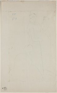 The Fitting [verso], 1890-1891