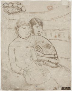 The Loge [verso], 1882 by Mary Cassatt