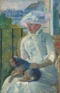 Young Girl at a Window by Mary Cassatt
