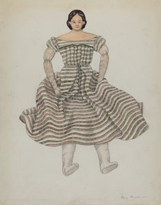 Doll and Costume, c. 1937